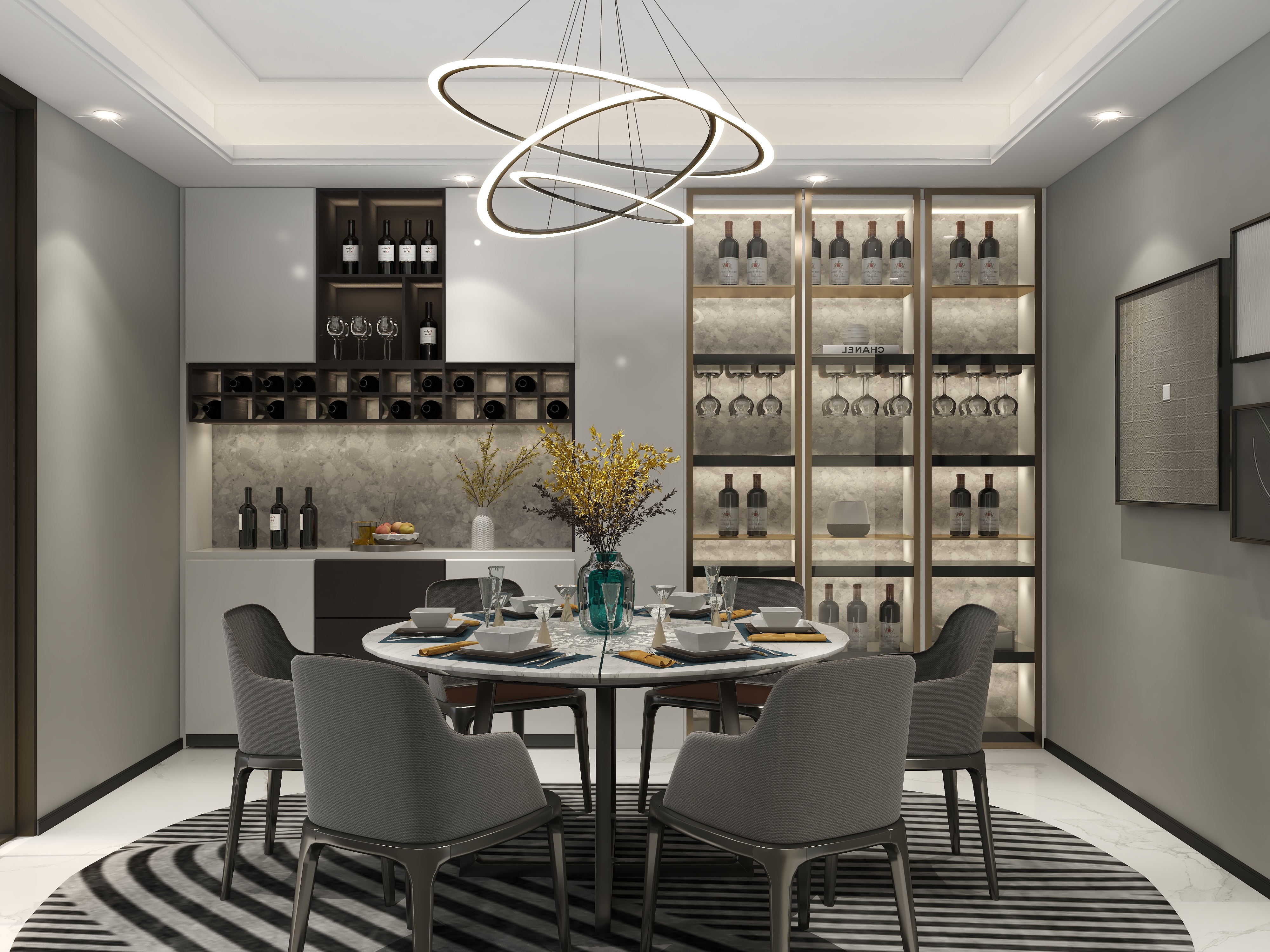 李青越-现代简约装修效果图