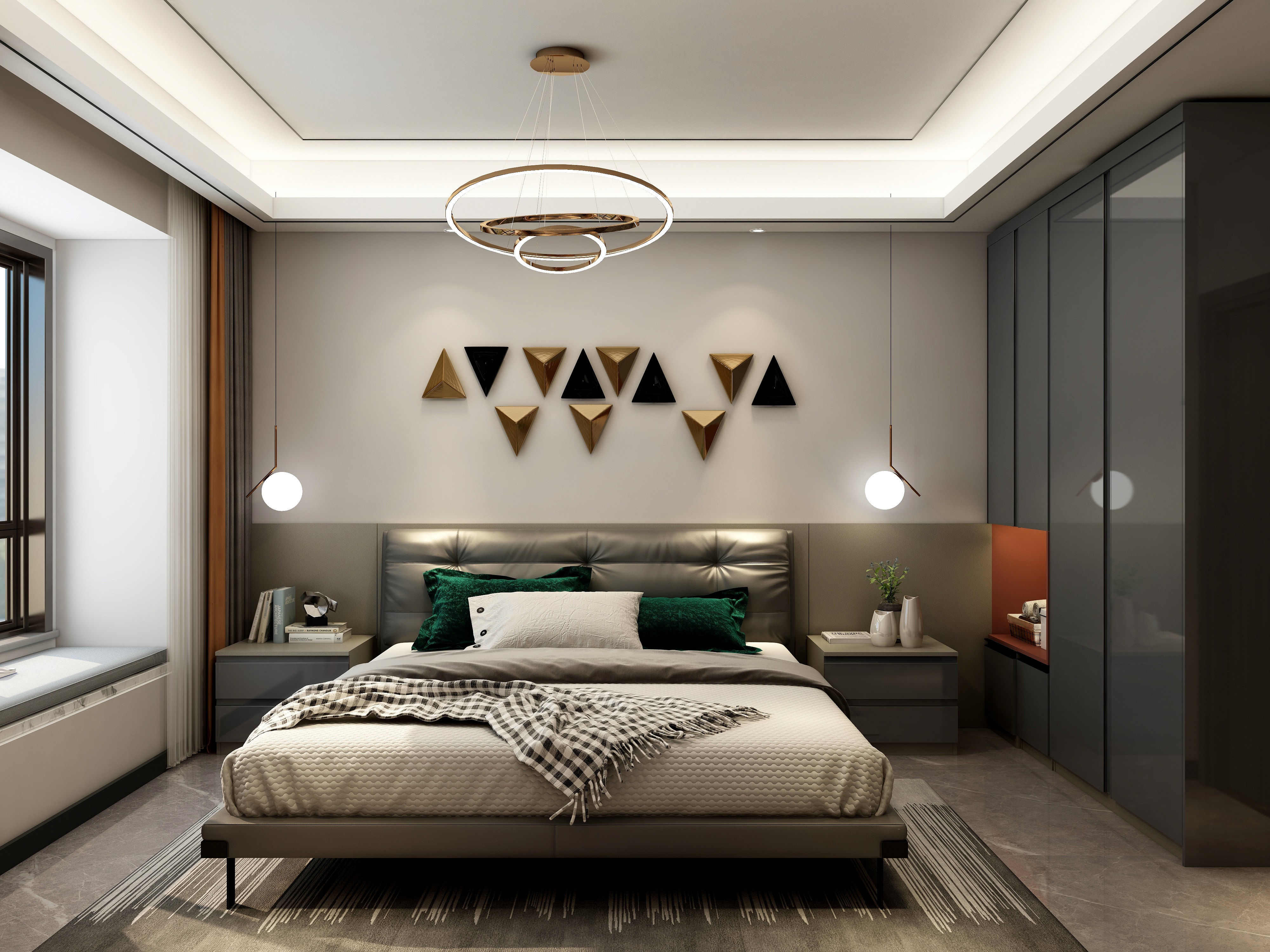 庄育霖-148方现代四居装修效果图