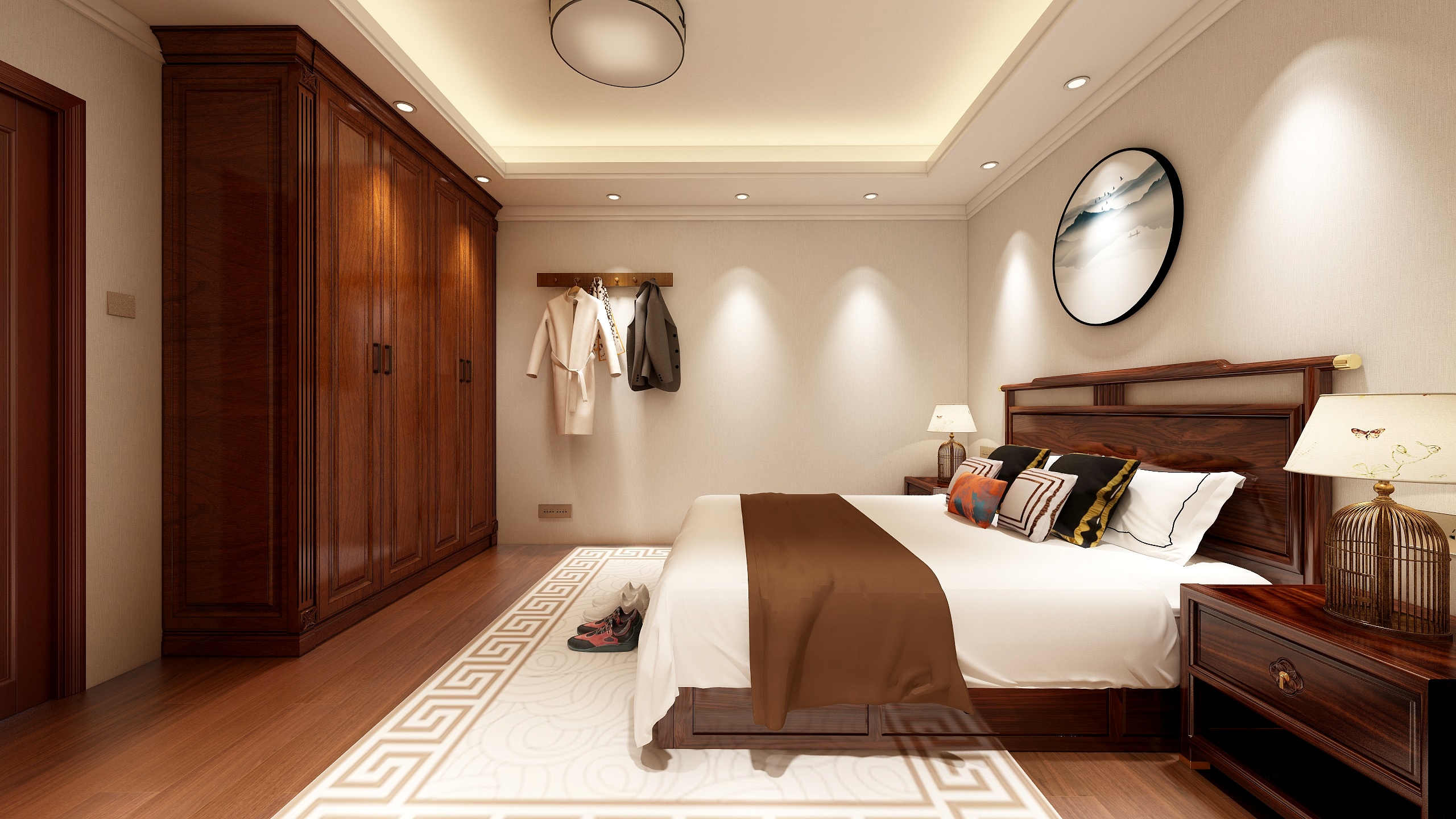 何玮-翡翠山河10号别墅四层客房-装修设计方案