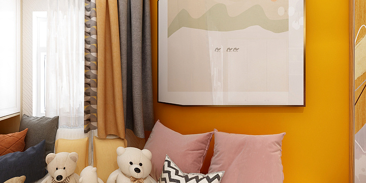 设计师魚魚-额敏复式效果图.-装修设计方案