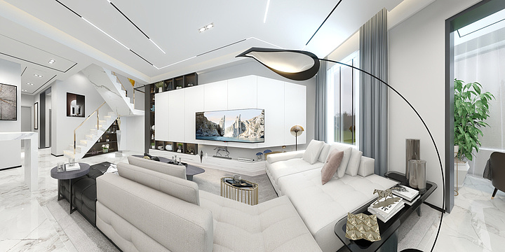 SunPyDesigner-轻奢-春日-墅-装修设计方案