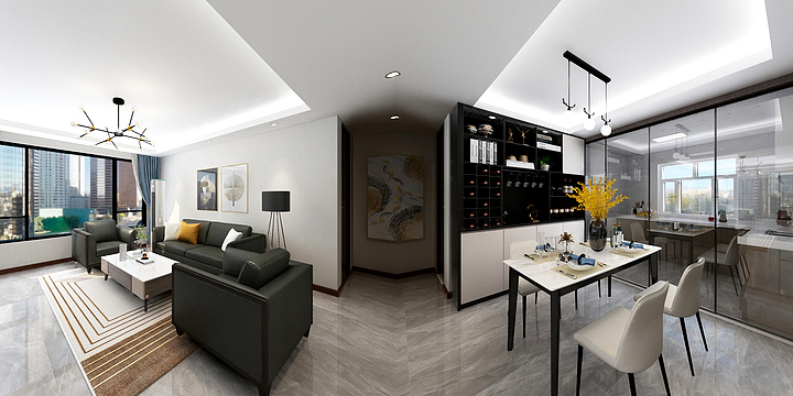 瑞家李欣-万科新都会-装修设计方案