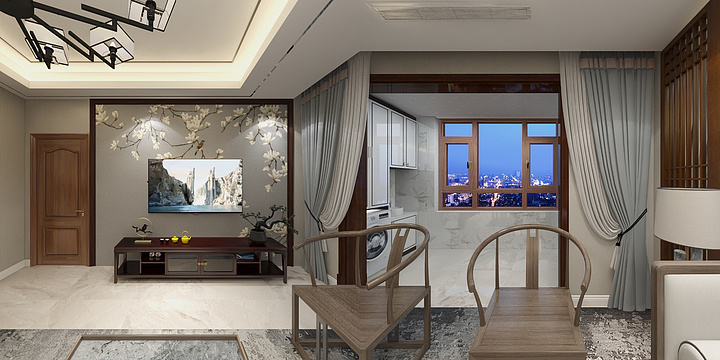 筑檐-中式风-舍-装修设计方案