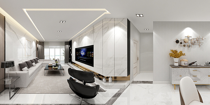 设计张海龙-软装专业作业户型-装修设计方案