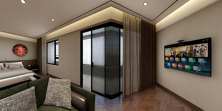 主案设计阿龙-宝龙官邸A09-102-装修设计方案