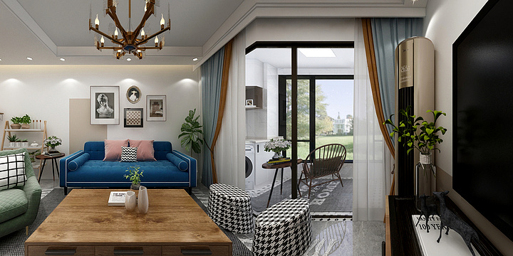 BAILUU-永威城北欧风-装修设计方案