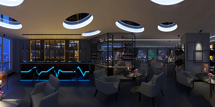 橙在-熊猫电竞酒店清吧-副本-装修设计方案