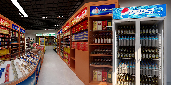 居易装饰王皖先-烟酒超市-装修设计方案