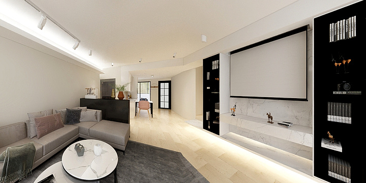 张正鹏-虬泾路189弄38号101室—现代简约-装修设计方案