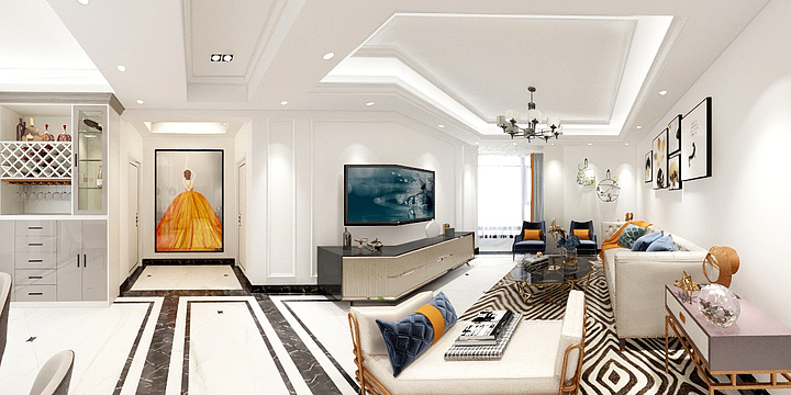 小蜗牛66-瑞丰世家701-改-副本-装修设计方案