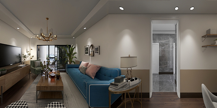 默深装饰-保利悦公馆C户型-装修设计方案