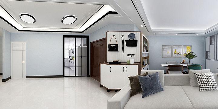 甘肃金昌白总-天庆白家咀新村-装修设计方案