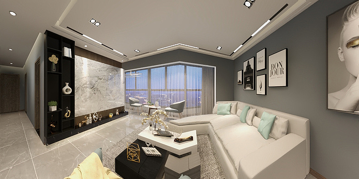 广大家居全屋整装部-上品湾103户型家居设计--装修设计方案