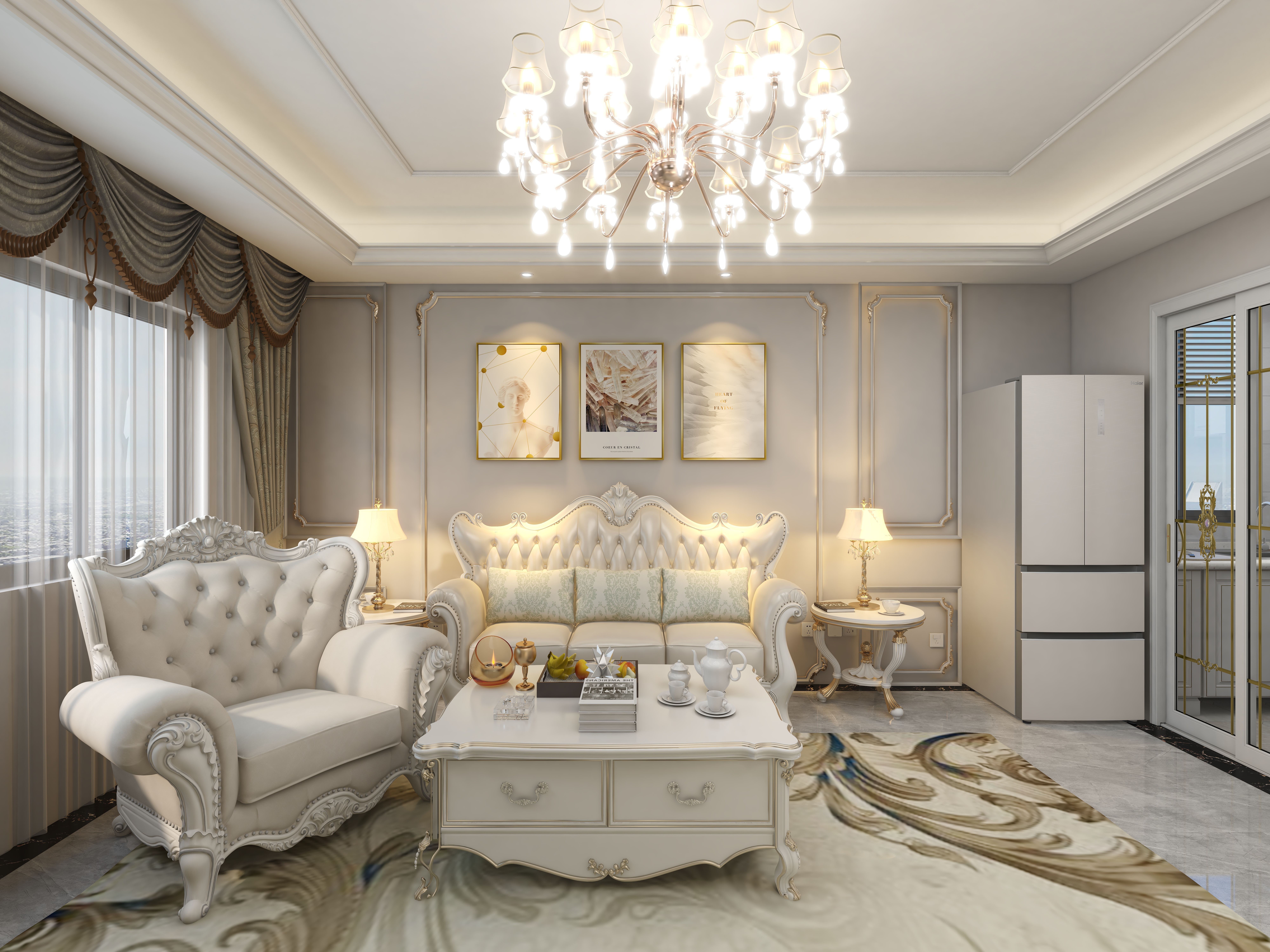 马川17385320044-欧式77平三室二卫一厅-副本-装修设计方案