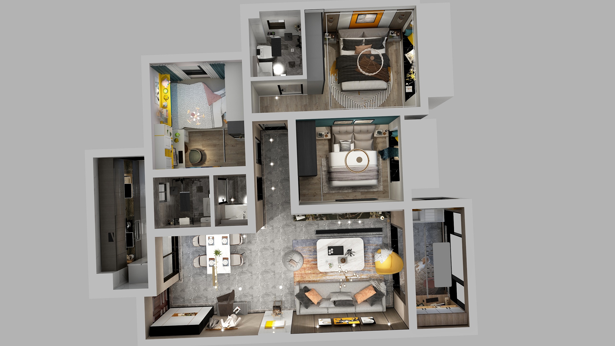 壹诺工作室-云府-装修设计方案