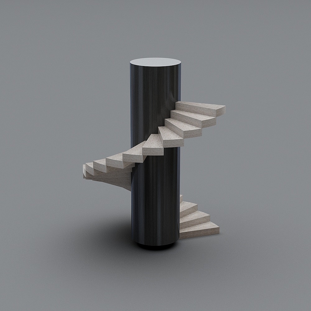 环形楼梯3D模型