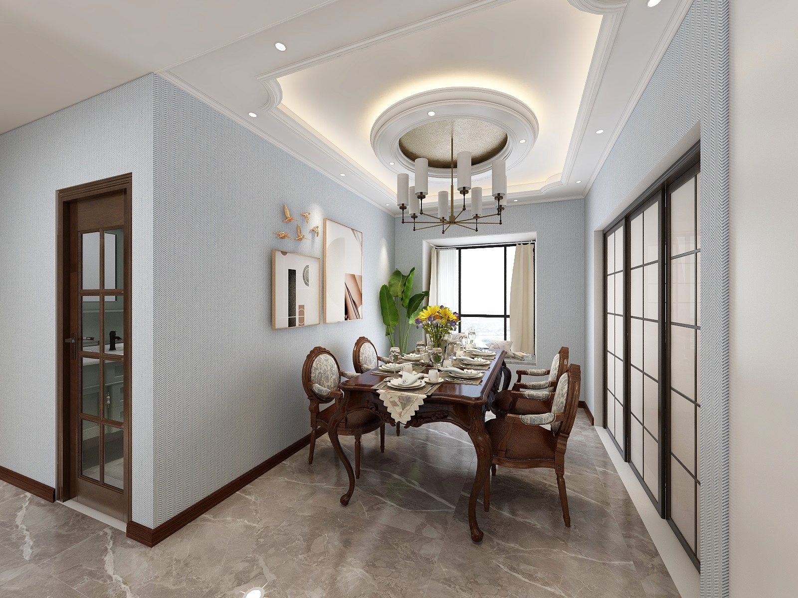 全案设计师罗丹-现代美式-装修设计方案