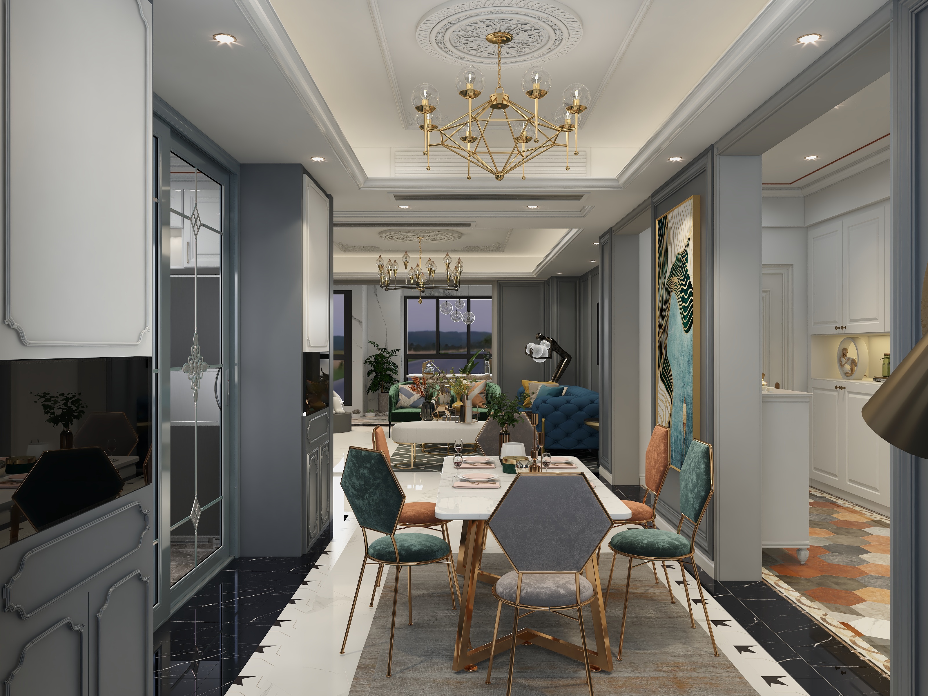 徐永印-法式-轻奢-装修设计方案