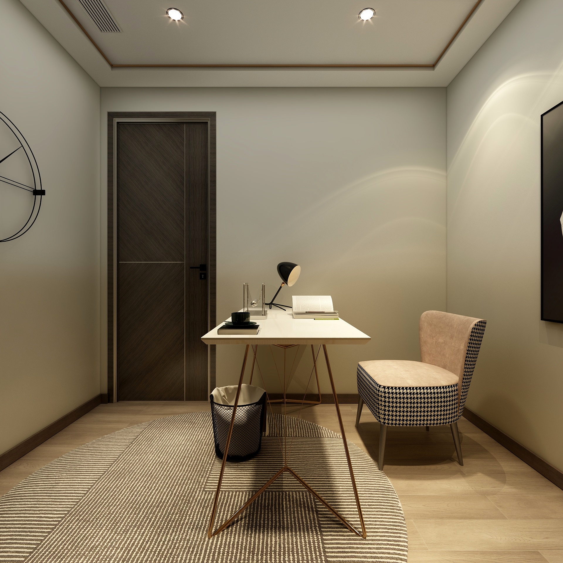 湛智华-现代轻奢别墅358平3层装修效果图