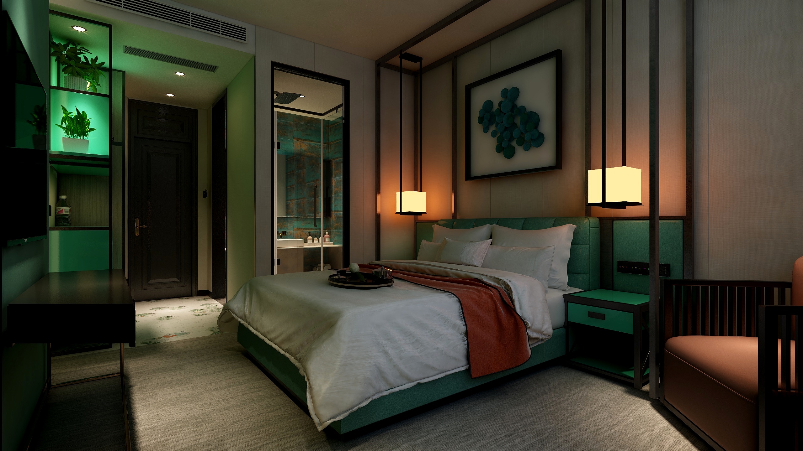 天晟设计-海右度假酒店-装修设计方案