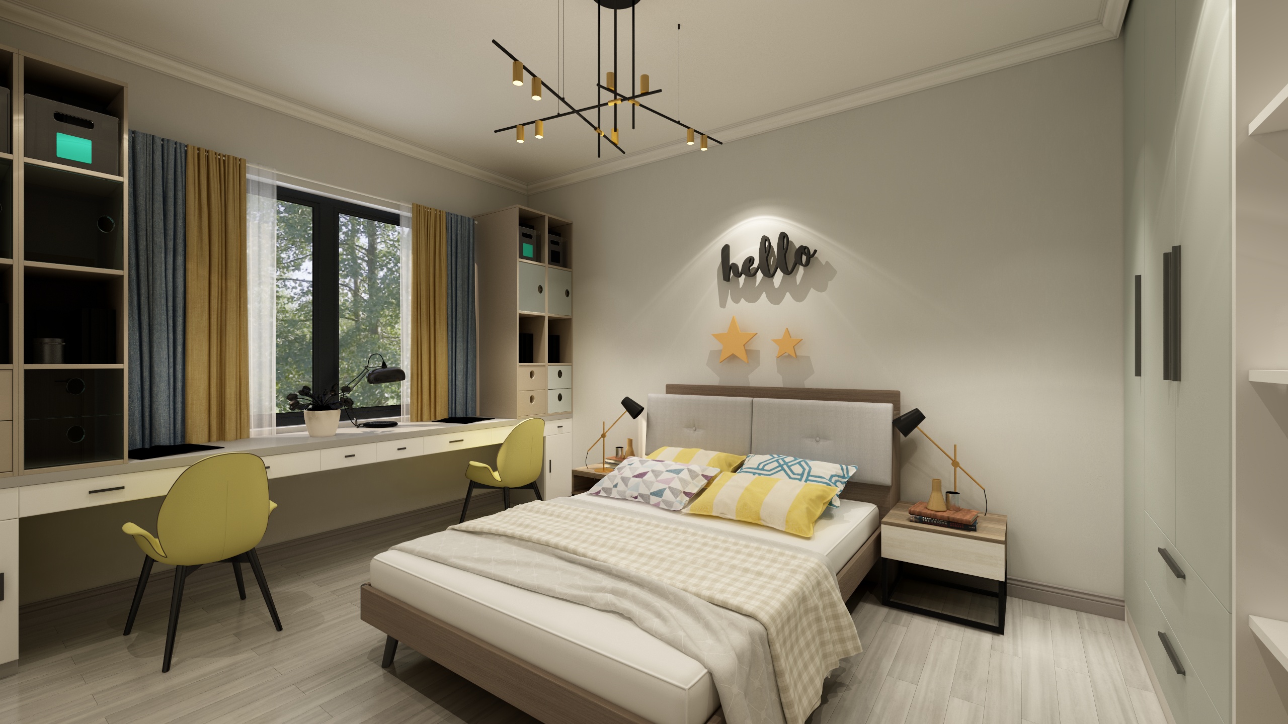 室内设计Ms黄-中山南路自建房-装修设计方案