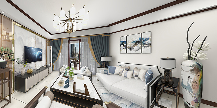 小龙龙a-雅居乐8栋2301-装修设计方案