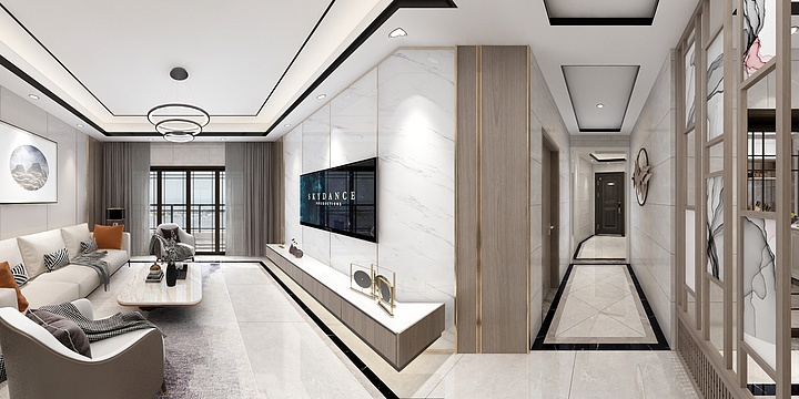 C17G42-百创装饰—富力138m²-装修设计方案