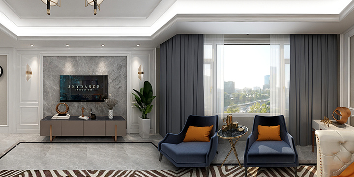 宁夏银川市哈健-东方悦-6-2-701-副本-副本-装修设计方案