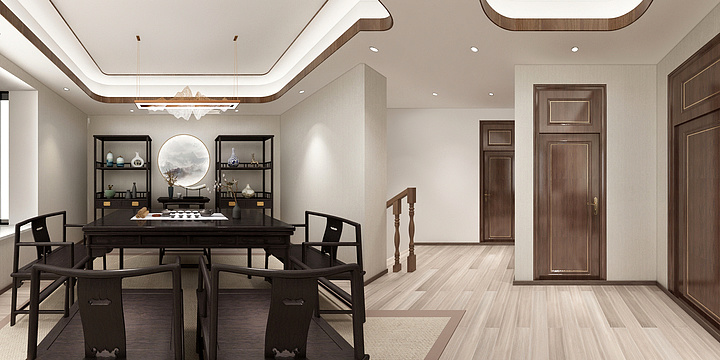艺盟百胜红木家具-文德福花园-装修设计方案