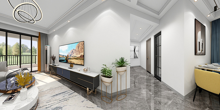 凱文设计-万燊花苑-装修设计方案