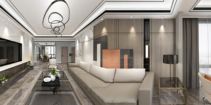 L文江-现代轻奢-装修设计方案