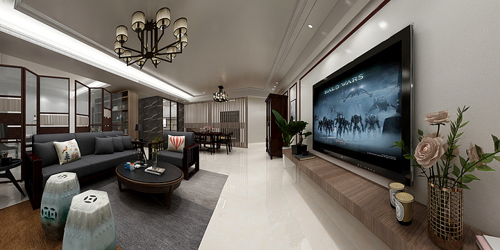 星空之下vvqE-新中式2020年7月gloria-装修设计方案