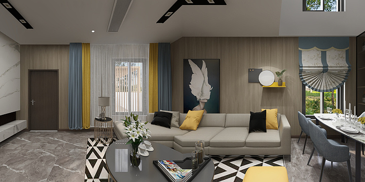 莹莹18638838585-小复式（现代）-装修设计方案