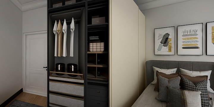 设计师王英君-罗淞仁家86平-装修设计方案