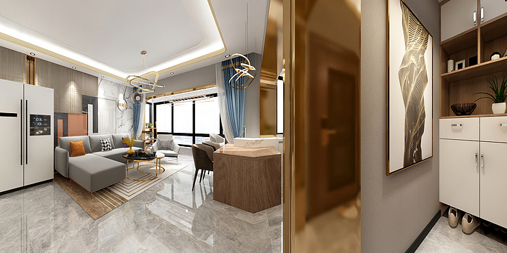 Design叶-天恒银滩花园-装修设计方案