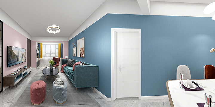 思瀚设计-江南花园B4-706房-装修设计方案