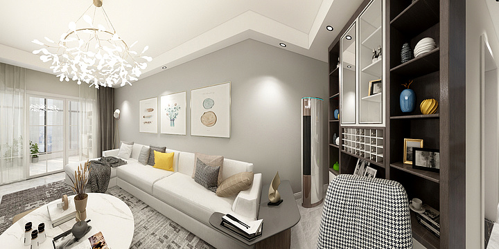 设计方案l-郴州君临天下4栋2106黄女士-装修设计方案