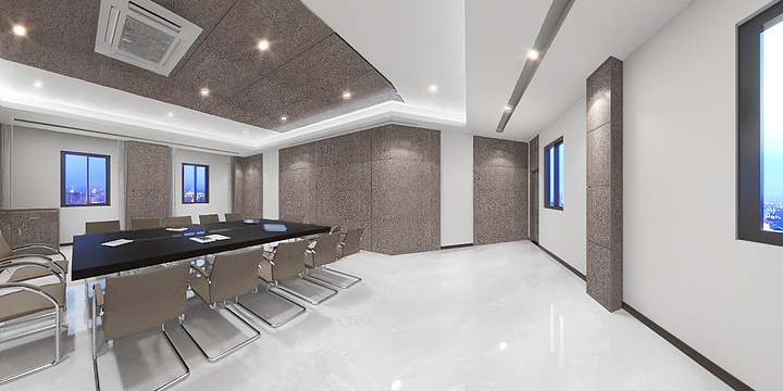 h15852961551-现代会议室-装修设计方案