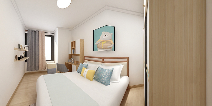 素宿-福天藏郡效果图-装修设计方案