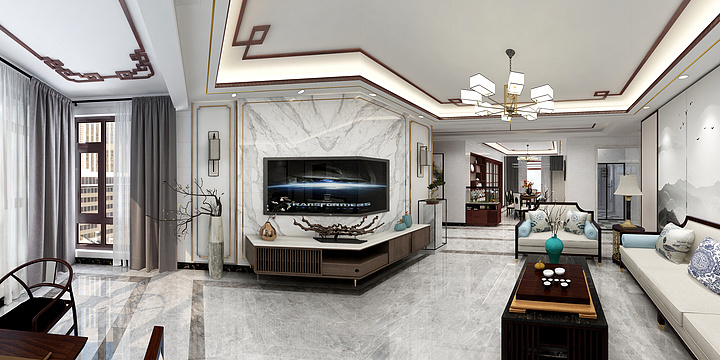 雅派MAY-联城雅新中式风格-装修设计方案