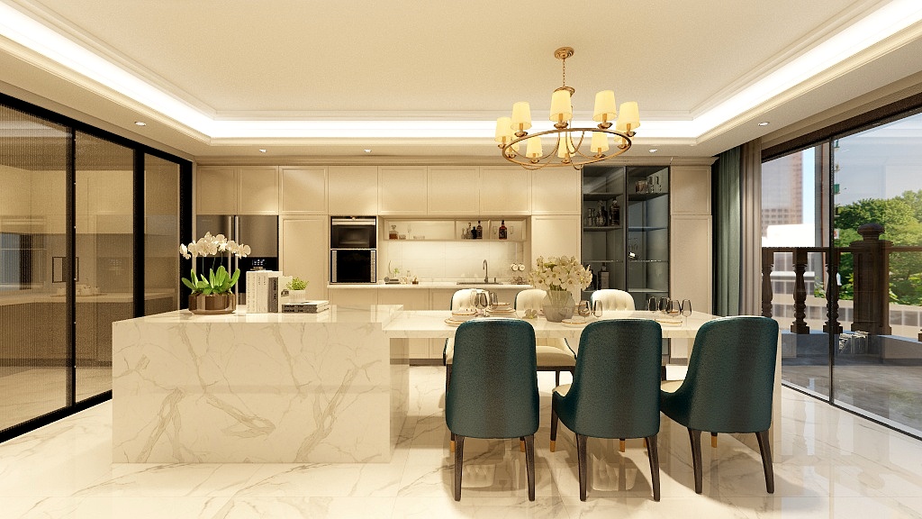 往后余生-华侨城东岸客餐厅-副本-副本-副本-装修设计方案