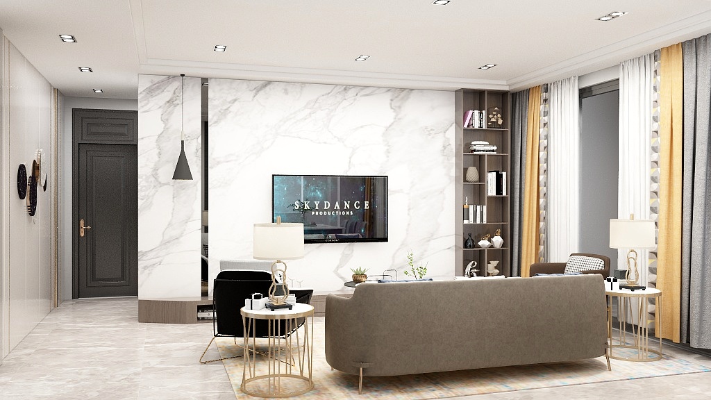 人人创-王敏超-金地浅山艺境126-装修设计方案