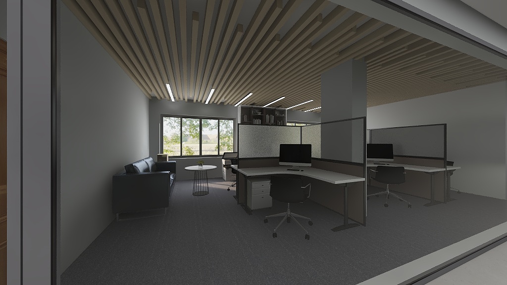 肖业勤-门口及办公区-装修设计方案