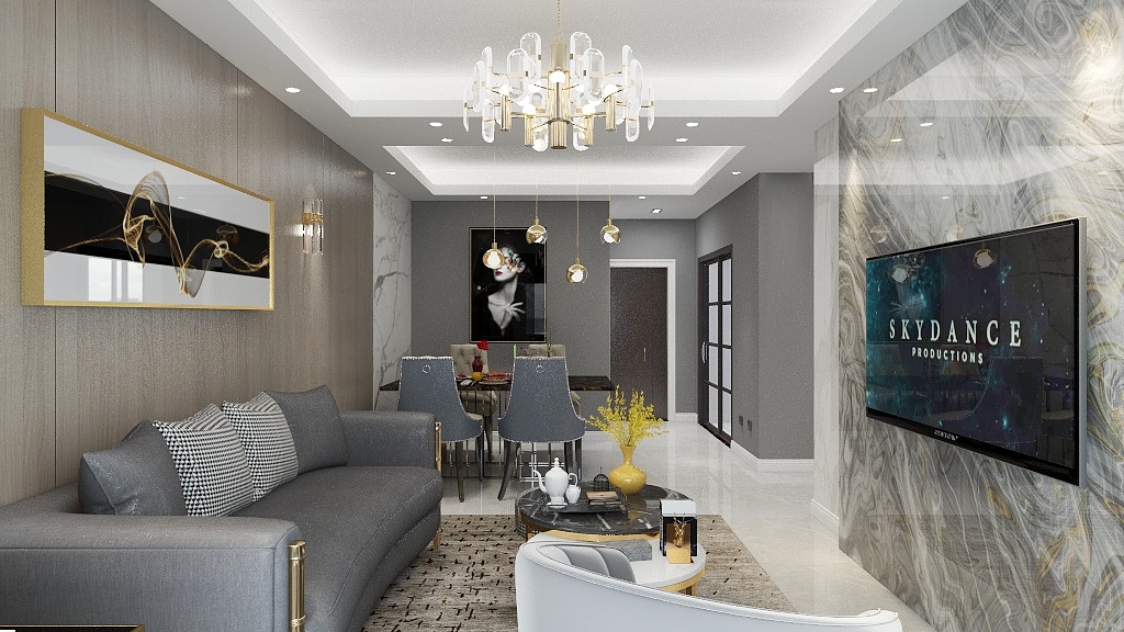 Mr0000-德信海德公园83.00㎡A2’3室2厅1卫1厨-装修设计方案