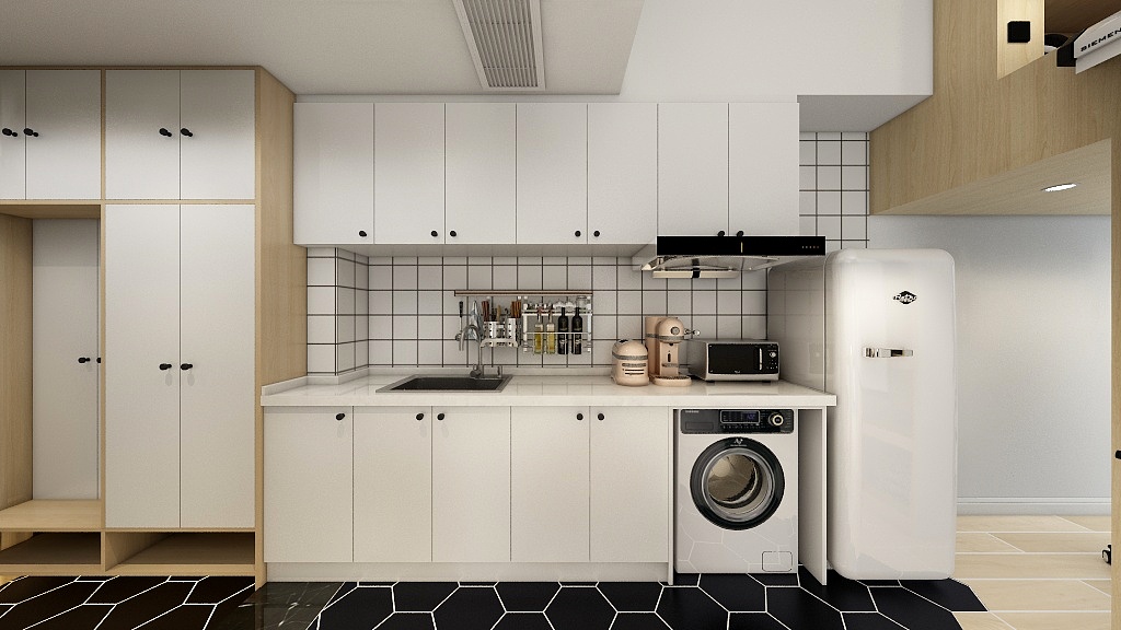 K1M设计-网红单身公寓还原-装修设计方案