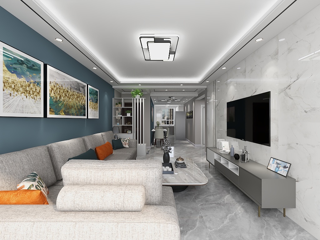 明月呀i-mmm乾城B10-3-301-装修设计方案