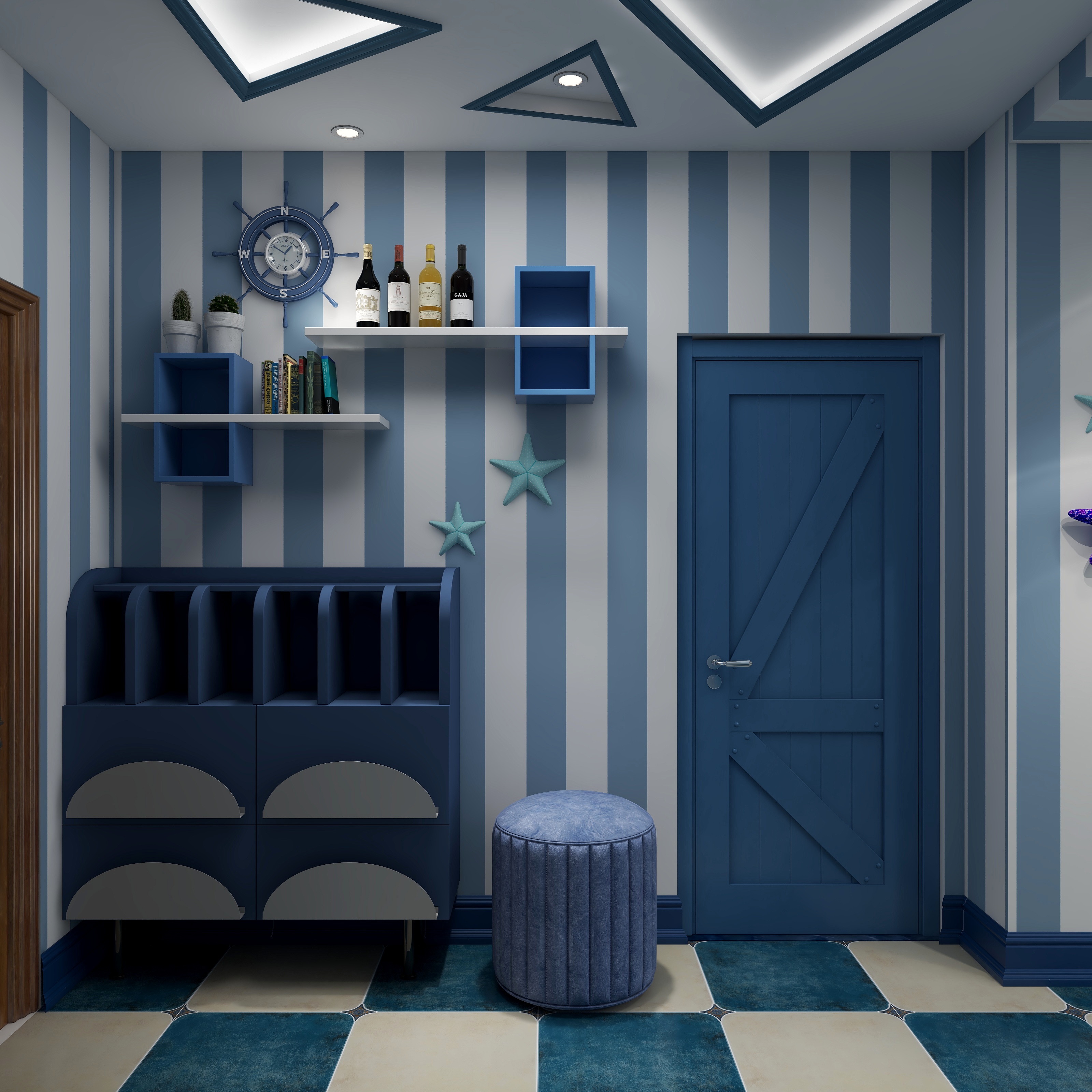 鼎冠装饰2336-86方地中海两居-副本-装修设计方案