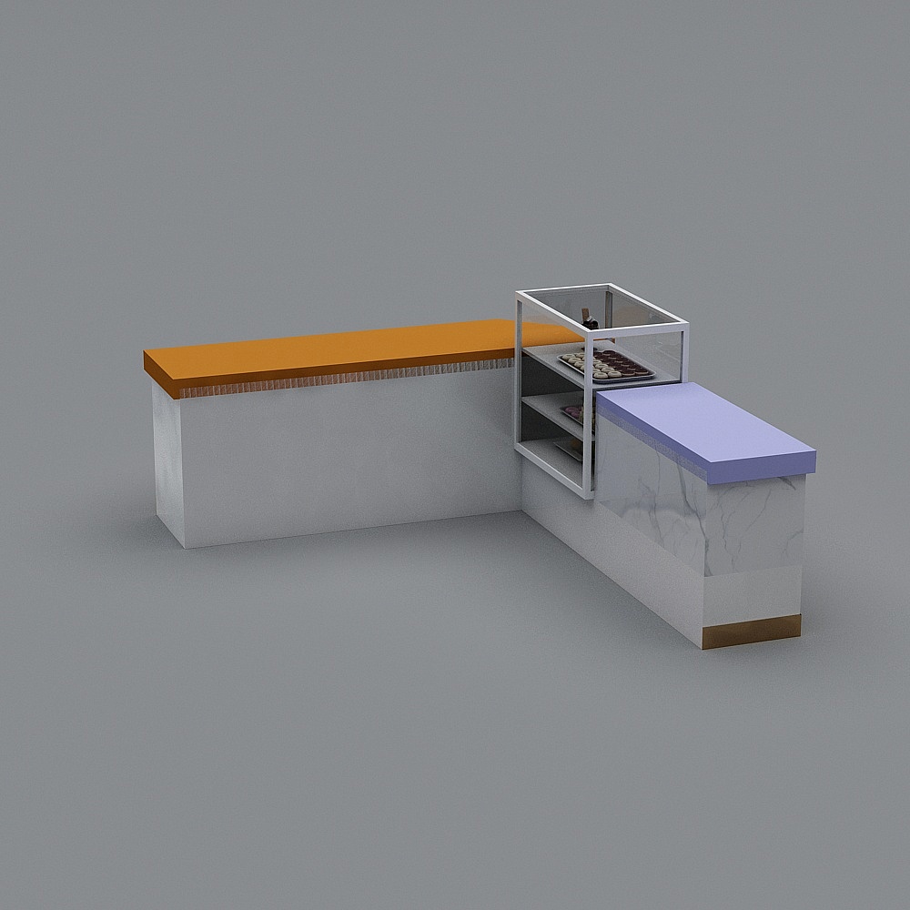 前台3D模型