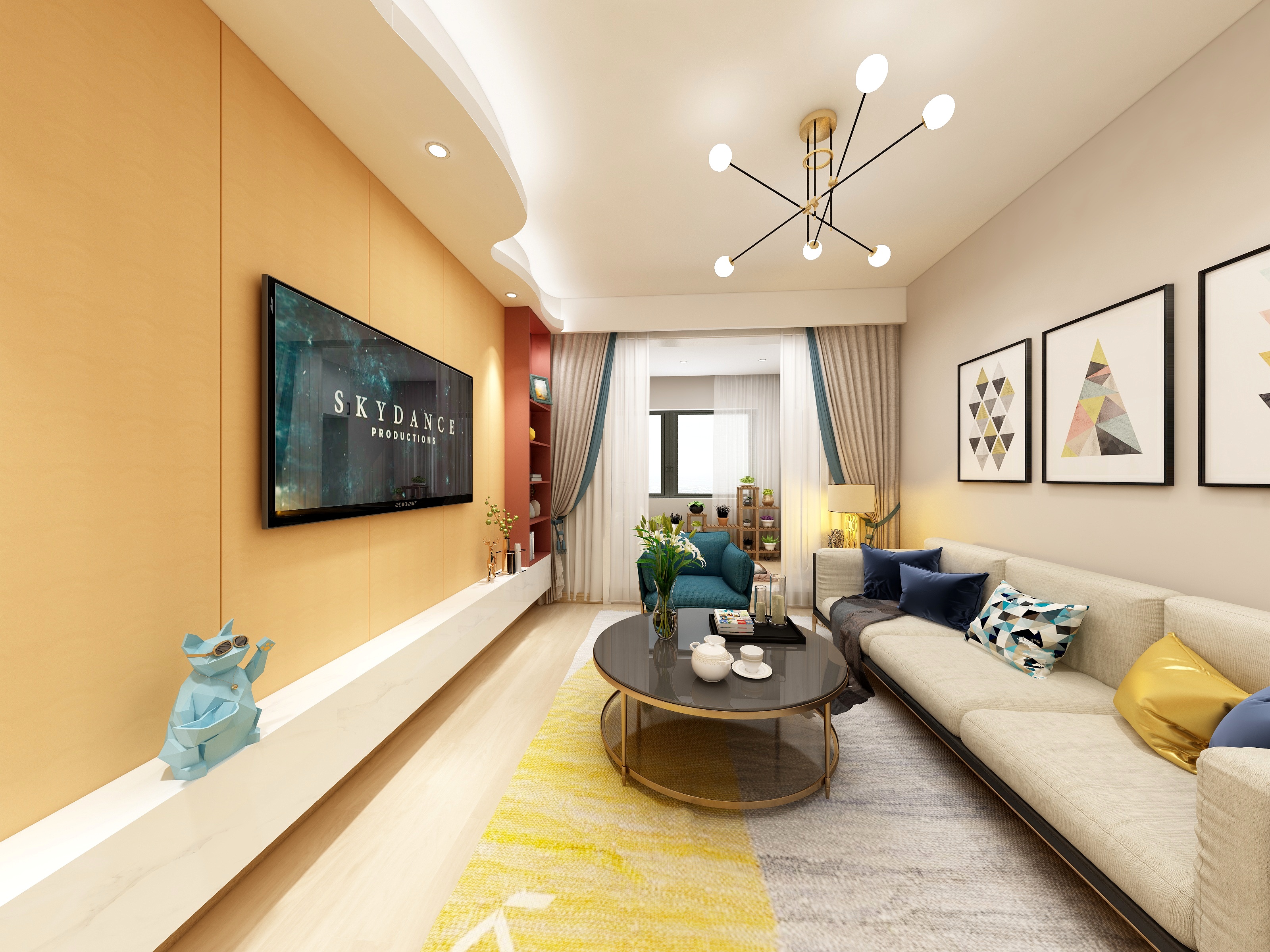 QHZSSJ-云朵上的阳光-装修设计方案