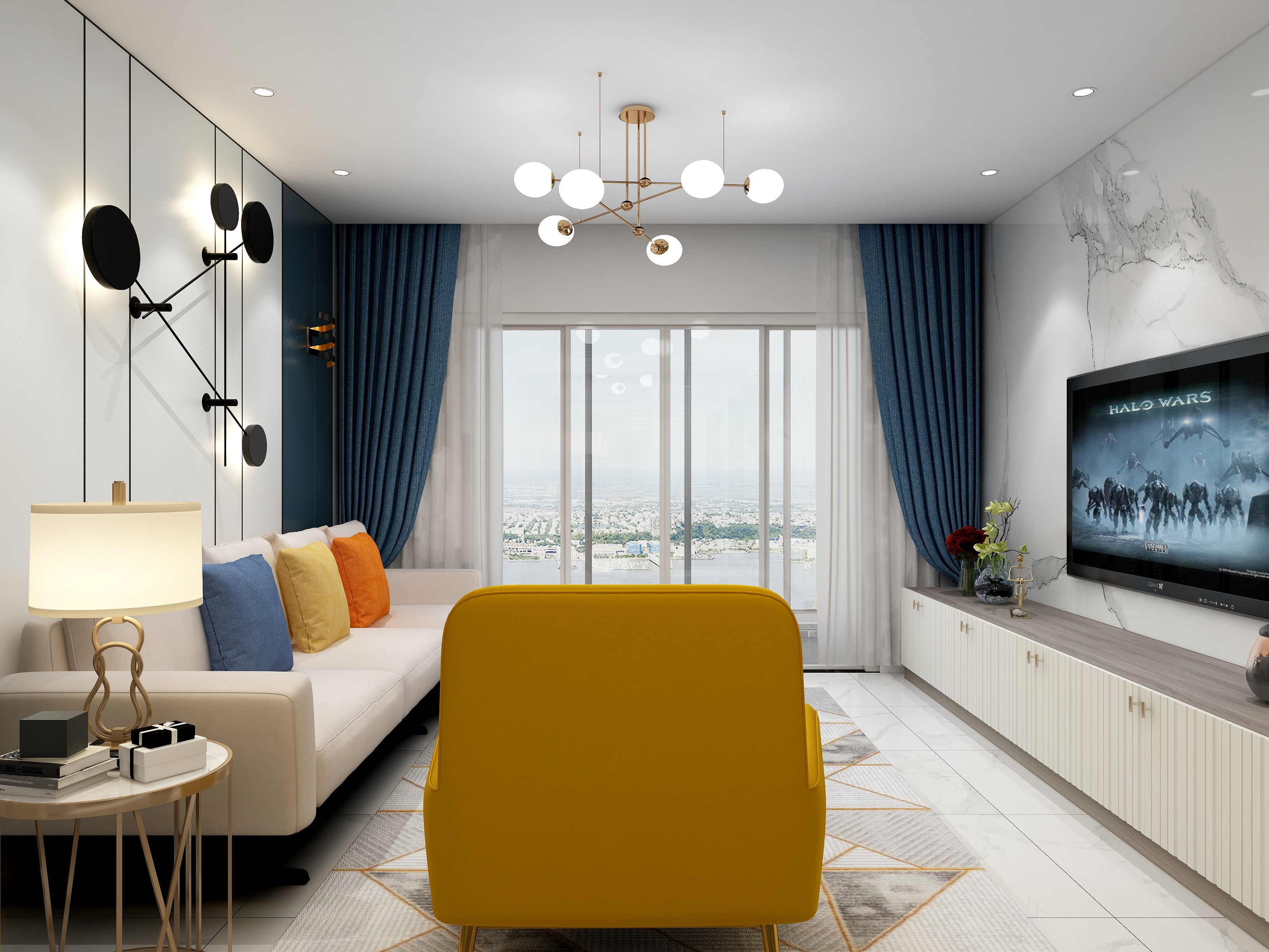 烷雨-软装专业作业户型--七夕-装修设计方案